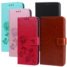 Load image into Gallery viewer, Leather Stand Phone Wallet Cover
