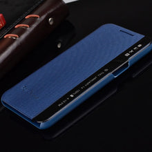 Load image into Gallery viewer, Leather Cover Quick Answer View Flip Cases