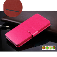 Load image into Gallery viewer, Leather Stand Phone Wallet Cover
