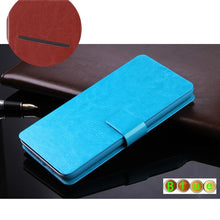 Load image into Gallery viewer, Leather Stand Phone Wallet Cover
