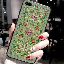 Load image into Gallery viewer, 3D Flower Silicone Emboss Phone Cover
