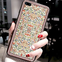 Load image into Gallery viewer, 3D Flower Silicone Emboss Phone Cover
