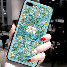 Load image into Gallery viewer, 3D Flower Silicone Emboss Phone Cover
