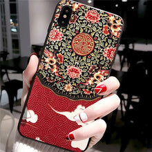 Load image into Gallery viewer, 3D Flower Silicone Emboss Phone Cover
