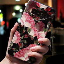 Load image into Gallery viewer, 3D Flower Silicone Emboss Phone Cover
