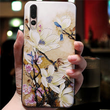 Load image into Gallery viewer, 3D Flower Silicone Emboss Phone Cover
