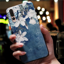 Load image into Gallery viewer, 3D Flower Silicone Emboss Phone Cover
