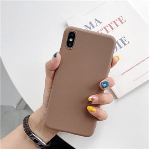 Thin Soft Color Phone Case