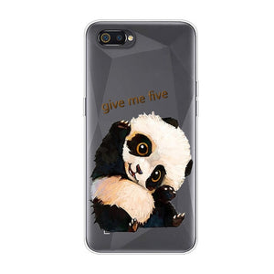 Silicone Planet Cat Tiger Printing Phone Case